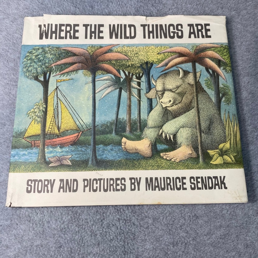 HarperCollins‎ Where the Wild Things Are Kids Book Maurice Sendak 25th Anniv Ed